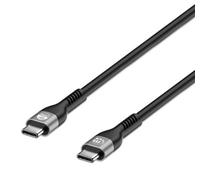 Manhattan Câble de charge USB USB-C® mâle 2 m noir connecteur utilisable des deux cotés, blindage do