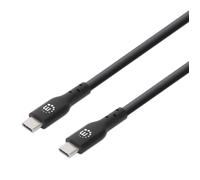 Manhattan Câble USB-C vers USB-A, mâle vers mâle, noir, 480 Mbps (USB 2.0), 1 m