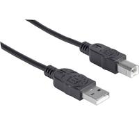 Manhattan Câble USB USB 2.0 USB-A mâle, USB-B mâle 5.00 m noir 337779