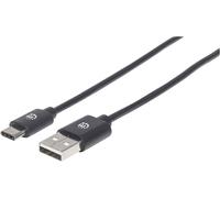 Manhattan Câble USB 2.0 354912 – USB-A mâle vers USB-C mâle 0,50 m noir