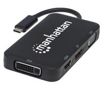 MANHATTAN Convertisseur audio/vidéo USB-C 4 en 1