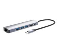 Manhattan - Station d'accueil - pour ordinateur portable - USB-C - HDMI - 1GbE