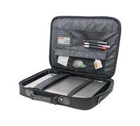 Manhattan Empire Laptop Bag 17.3", Clamshell design, Accessories Pocket, Shoulder Strap (removable), Notebook Case, Black, Three Year Warranty - Sacoche pour ordinateur portable - 17 Noir
