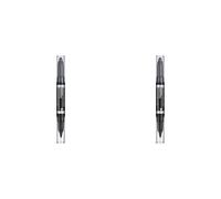 Manhattan Eyemazing Double Effect Eyeshadow & Liner - Noir 2-en-1 Eyeshadow & Liner Pen - Couleur 001 In The Black - 1 x 0,7 g & 1 x 0,9 g (Lot de 2)
