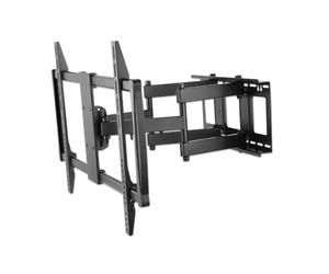 MANHATTAN Flat-Panel TV Wall Mount Full-Motion for Large Screens 60 inch to 100 inch Adjustment Options to Tilt and Swivel Blac
