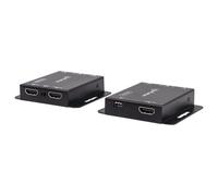 Manhattan HDMI 1080p over Ethernet Extender Kit, Up to 50m with Single Cat6 Cable, Tx & Rx Modules, IR Support, Three Year Warranty, Box - Transmetteur et récepteur - rallonge vidéo/audio/infrarouge -