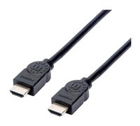 Manhattan HDMI Cable, 4K@30Hz (High Speed), 1.5m, Male to Male, Black, Ultra HD 4k x 2k, Fully Shielded, Gold Plated Contacts, Lifetime Warranty, Polybag - Câble HDMI - HDMI mâle pour HDMI mâle - 1.5