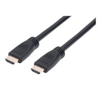 Manhattan HDMI Cable with Ethernet (CL3 rated, suitable for In-Wall use), 4K@60Hz (Premium High Speed), 10m, Male to Male, Black, Ultra HD 4k x 2k, In-Wall rated, Fully Shielded, Gold Plated...