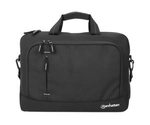 Manhattan Helsinki Sustainable Notebook Bag 14.1 Inches Black, black, 14,1 Zoll