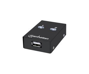 Manhattan Hi-Speed USB 2.0 Automatic Sharing Switch - commutateur de partage des périphériques USB - 2 ports