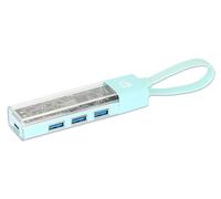Manhattan Hub combo USB 2 en 1 4 ports - Câble USB-C ou USB-A détachable/boucle de transport - USB 3.2 Gen 1 SuperSpeed 5 Gbps 181020