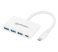 Manhattan Hub USB 3.0 Type-C à 3 Ports avec Power Delivery