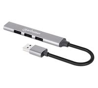 Manhattan Hub USB-A 4 Ports 3 x 480 Mbit/s 1 Gbit/s USB-A mâle