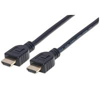 Manhattan Intellinet 353922 Câble HDMI haute vitesse avec canal Ethernet blindé (certifié CL3 pour installations murales) Noir 1 m