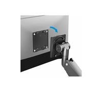 Manhattan - Kit de montage (bras pour moniteur) - pour Ecran LCD - ultra résistant - aluminium - noir - Taille d'écran : 17"-57" - montrable sur