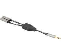 MANHATTAN Kopfhörer-Splitterkabel mit Aux Y-Audioadapter