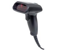 Manhattan Laser Handheld Barcode Scanner, USB, 300mm Scan Depth, Standard Housing, Cable 1.5m, Max Ambient Light 5,000 lux (sunlight), Black, Three Year Warranty, Box - Scanner de code à barres -...