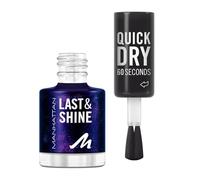MANHATTAN Last & Shine Vernis à ongles à séchage rapide, végétalien et sans cruauté envers les animaux, durable, finition ultra brillante 8 ml