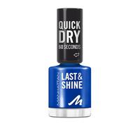 MANHATTAN Last & Shine Vernis à ongles à séchage rapide, végétalien et sans cruauté envers les animaux, durable, finition ultra brillante 8 ml