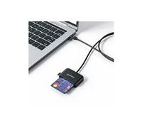 Manhattan - Lecteur de cartes à puce - USB-C - noir