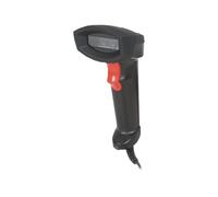 Manhattan Linear CCD Handheld Barcode Scanner, USB, 500mm Scan Depth, IP54 rating, Cable length 1.5m, Max Ambient Light 100,000 lux (sunlight), Black, Three Year Warranty, Box - Scanner de code à...