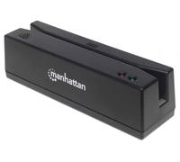 MANHATTAN Magnetkartenleser USB drei Spuren Leser schwarz