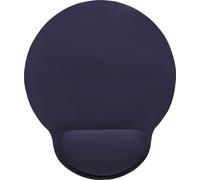 MANHATTAN Mauspad Schaumstoff mit Handballenauflage blau