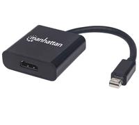 Manhattan Mini DisplayPort 1.2a to HDMI Adapter Cable, 4K@60Hz, Active, 19.5cm,