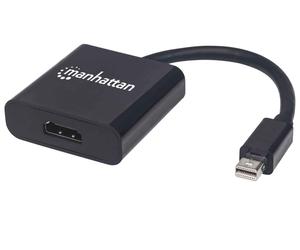 Manhattan Mini DisplayPort 1.2a to HDMI Adapter Cable, 4K@60Hz, Active, 19.5cm,