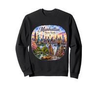 Manhattan, New York City, Central Park, Broadway Sweatshirt