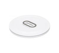 Manhattan Pad de chargement ? induction (Alimentation via port USB), Enceinte Bluetooth, Blanc