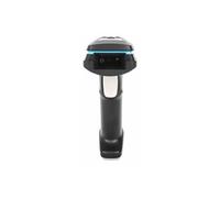 Manhattan Lecteur de codes-barres sans fil 1D/2D – Scanner à main radio LED Noir USB-A