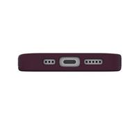 Manhattan Snap - Coque de protection pour téléphone portable - compatibilité avec MagSafe - silicone - cerise noire - pour Apple iPhone 17