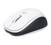 Manhattan Souris bi-Mode, Bluetooth 4.0 et sans Fil 2,4 GHz, 800/1200/1600 dpi, Trois Boutons avec molette de défilement, Noir et Blanc, boîte
