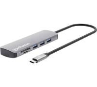 Manhattan Station daccueil pour ordinateur portable lecteur de cartes intégré, alimentation USB-C®