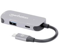 Manhattan Station d'accueil USB-C® USB-C auf HDMI 3-in-1 Docking-Konverter Convient pour les marques: universel alimentation