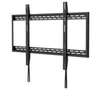 Manhattan TV & Monitor Mount, Wall, Fixed, 1 screen, Screen Sizes: 60-100" , Black, VESA 200x200 to 900x600mm, Max 100kg, LFD, Lifetime Warranty - Support - Ultra mince - pour écran plat - acier - noi