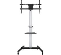 MANHATTAN Support TV à roulettes 37"-86" 50kg inclinable jusqu'à 50kg