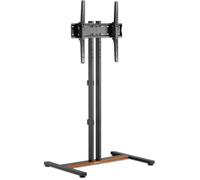 Manhattan Support TV Compact sur roulettes pour écrans de 34 à 55 - NoirMarron