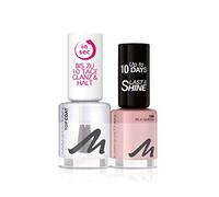 Manhattan Top Coat & Last&Shine Vernis à ongles 100 Be A Queen!, 16 g