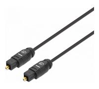 Manhattan 356060 CABLE DE FIBRE OPTIQUE 1 M TOSLINK NEGRO