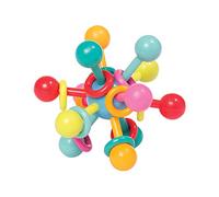 Manhattan Toy Atom Hochet et Anneau de Dentition Activité de préhension Jouet pour bébé
