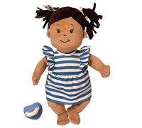 Manhattan Toy Baby Stella Beige aux Cheveux Bruns 38.1cm Soft First Baby Doll