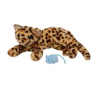 Manhattan Toy Loki léopard en Peluche Chat avec Pattes Avant magnétiques et Jouet Souris magnétique