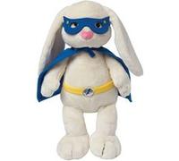 Manhattan Toy peluche Superhero Bunny 30 cm en peluche blanche Bleu G