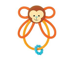 Manhattan Toy Winkel Monkey Hochet et Anneau de Dentition sensoriel