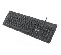 MANHATTAN Ultraflache USB-Gaming-Tastatur mit LEDs