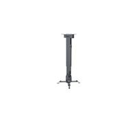 Manhattan Support de projecteur plafond/mur, inclinaison + pivot, hauteur 43-65 cm, charge max. 20 kg, noir