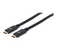 MANHATTAN USB 3.1 Gen1 Kabel C-Stecker/C-Stecker 2m schwarz