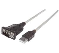 Manhattan USB-A to Serial Converter cable, 1.8m, Male to Male, Serial/RS232/COM/